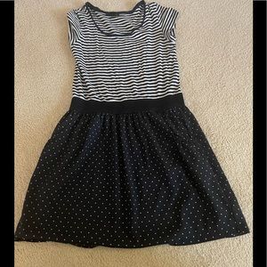 Mango Casual Stripe and Polka dot dress